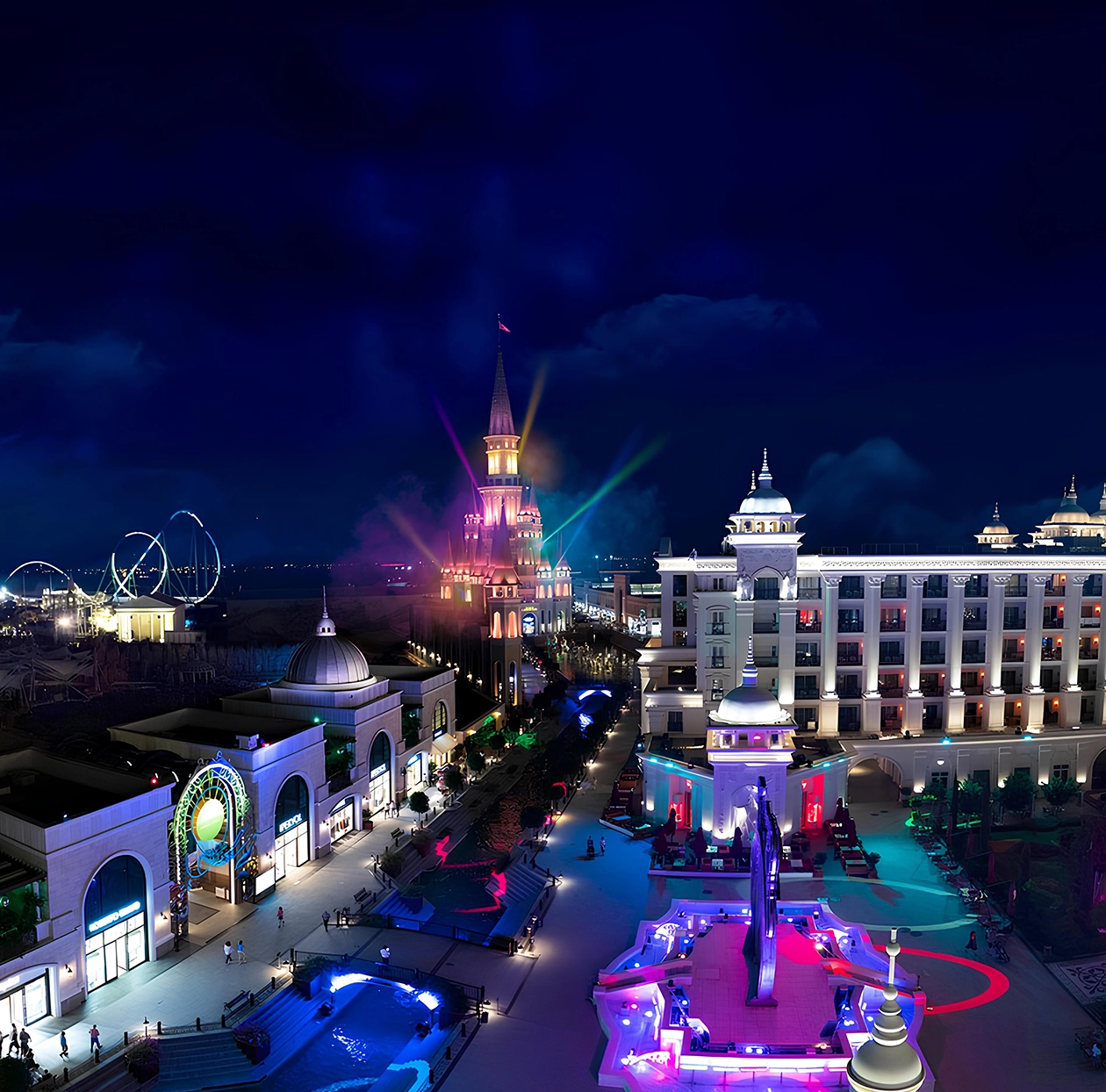 The Land of Legends Night Show Transfer