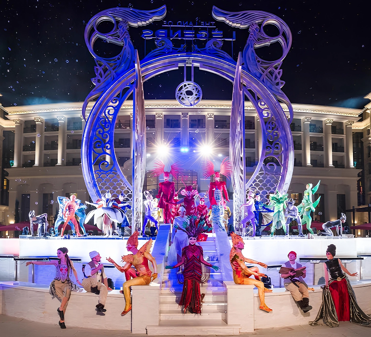 The Land of Legends Night Show Transfer