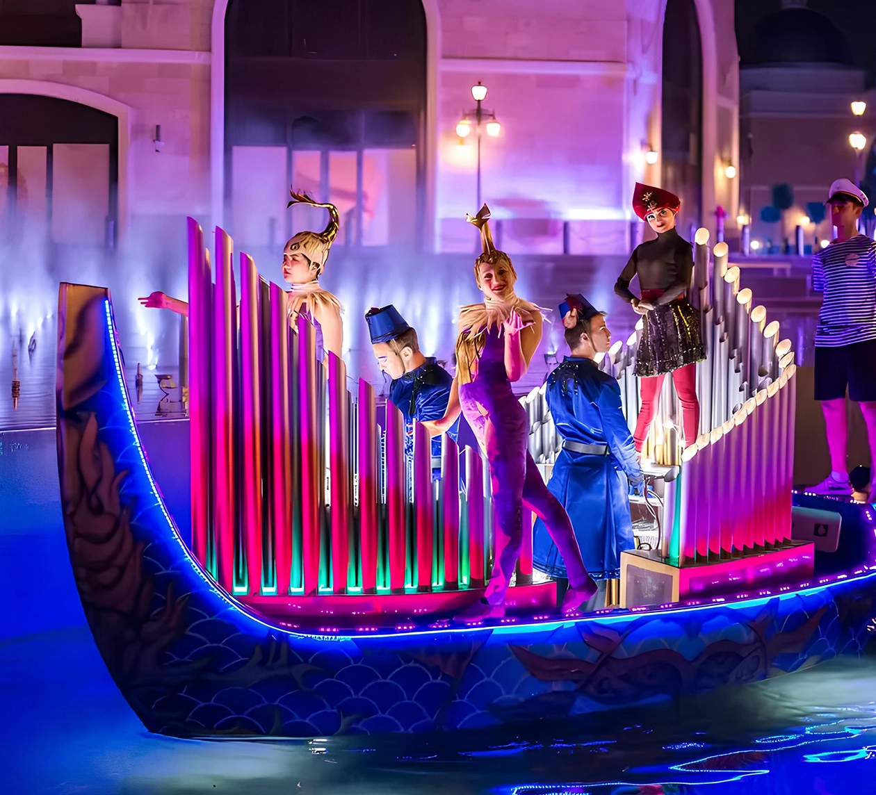 The Land of Legends Night Show Transfer